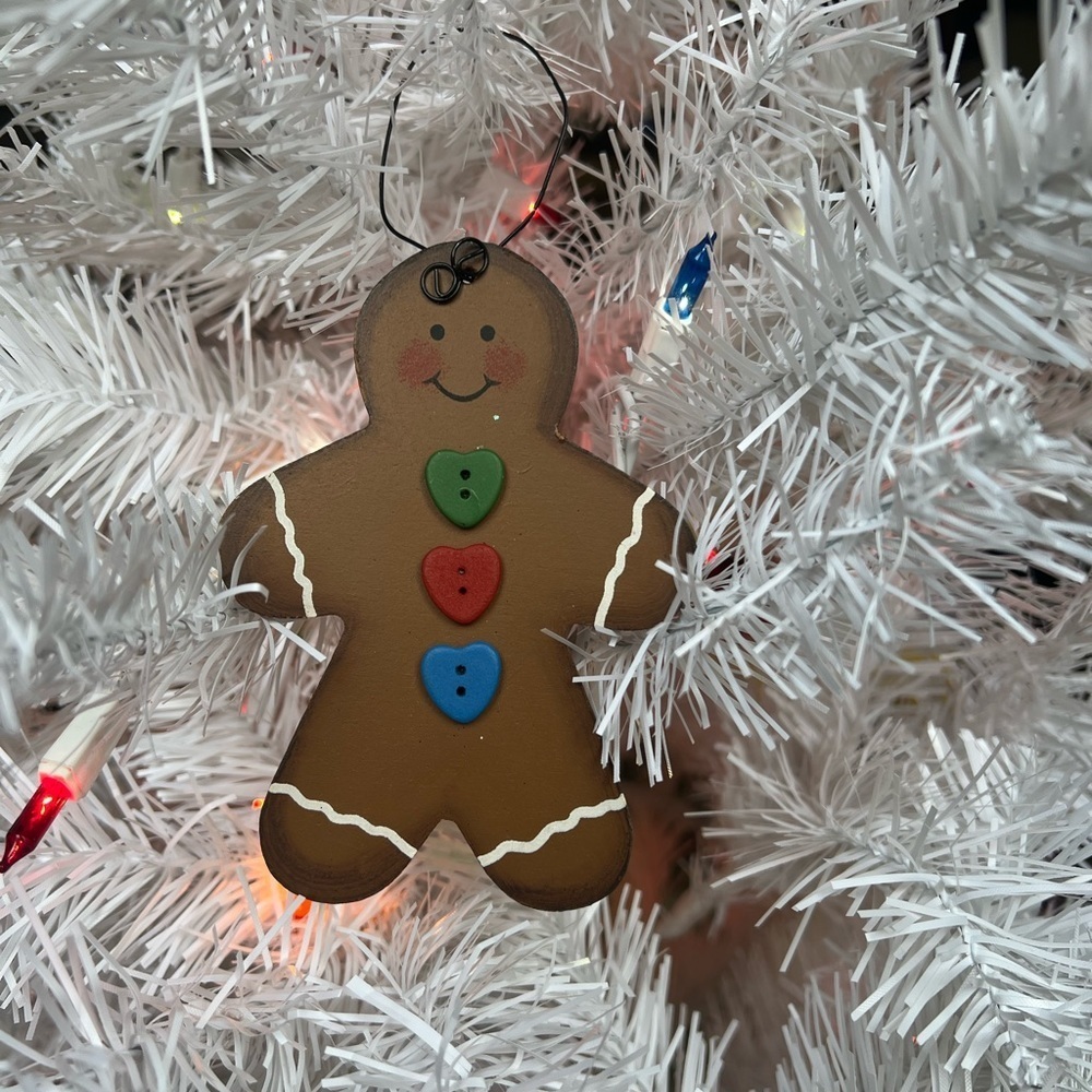 Gingerbread Man Christmas Ornament